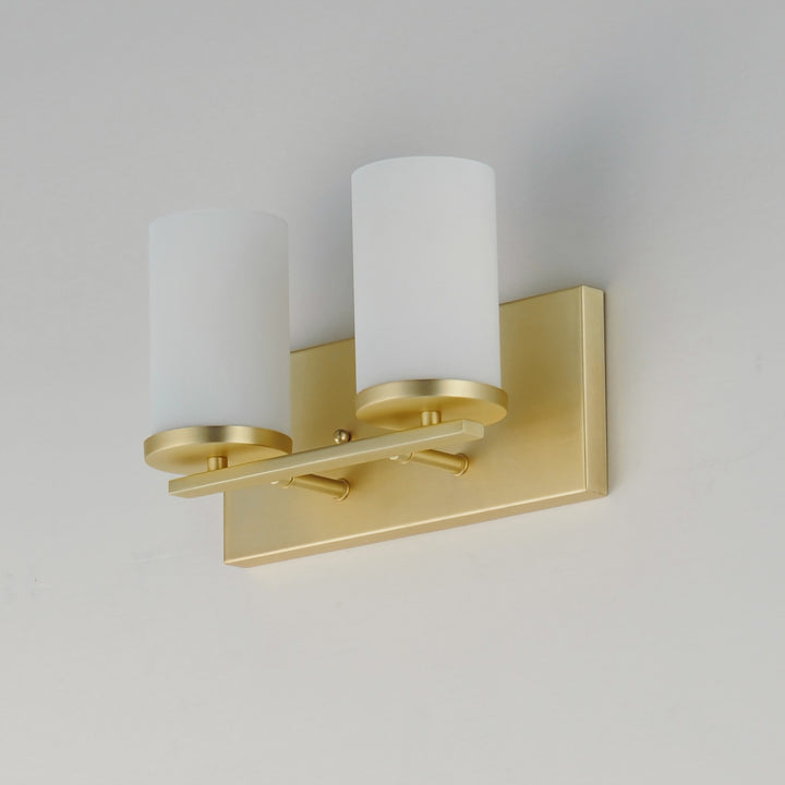 Maxim - 10282SWSBR - Two Light Bath Vanity - Lateral - Satin Brass