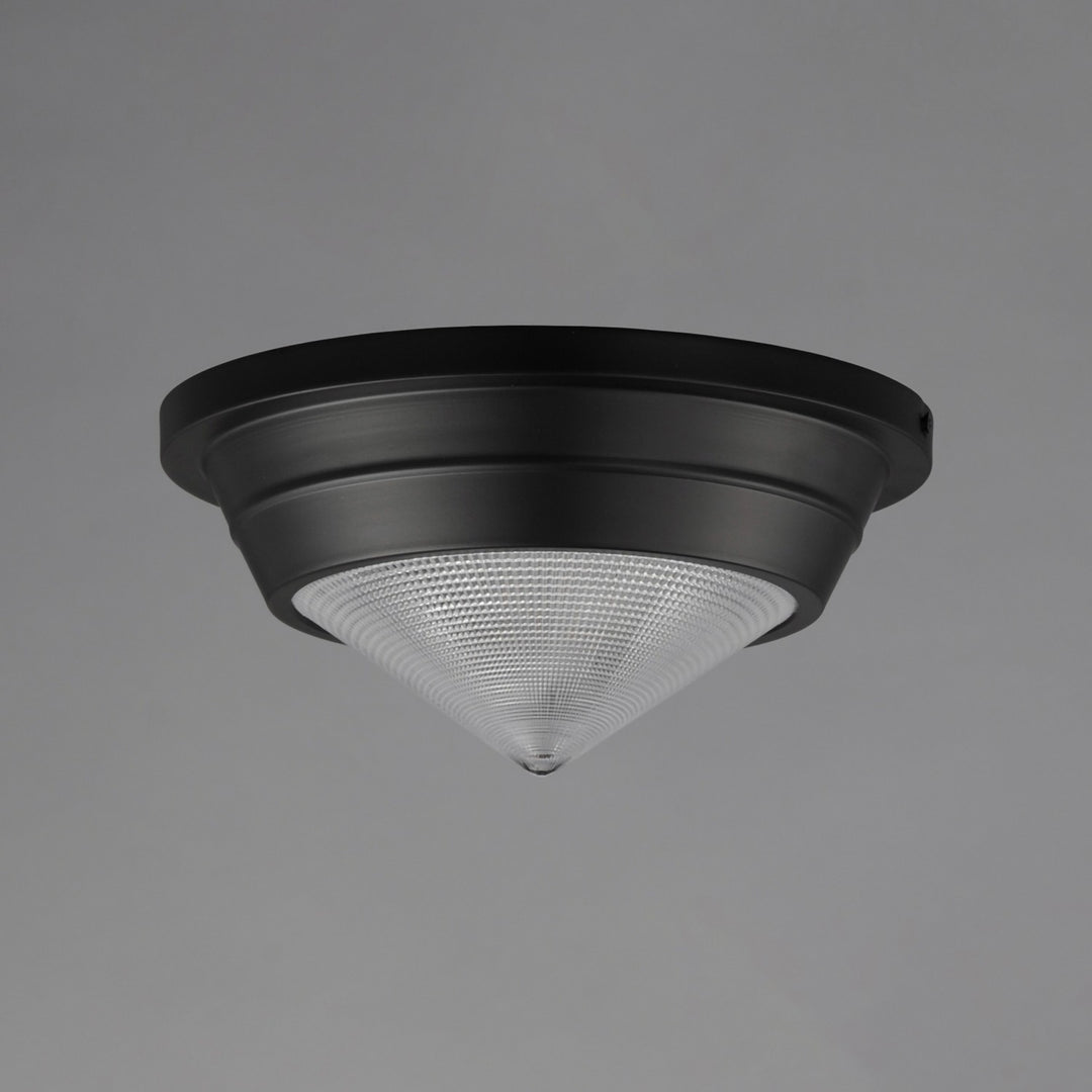 Maxim - 10390PRBK - One Light Flush Mount - Hargreaves - Black