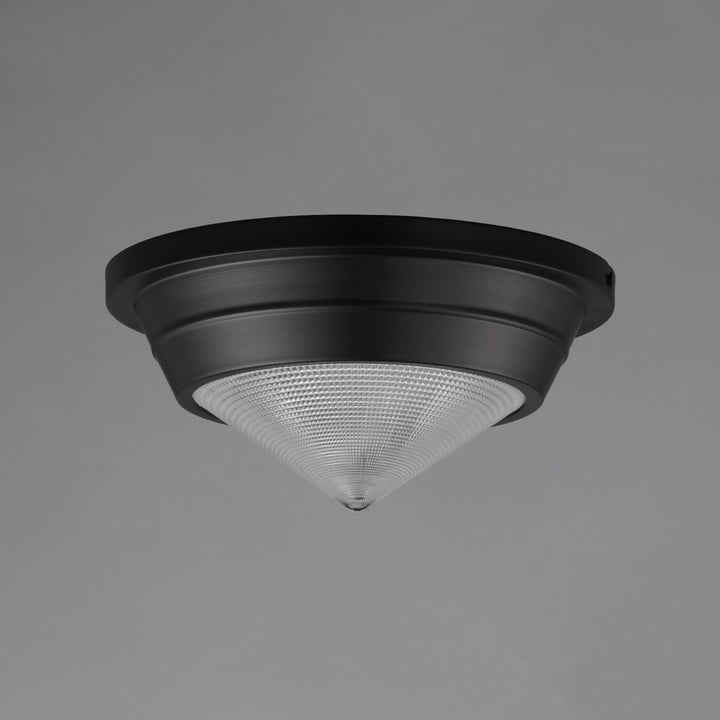Maxim - 10390PRBK - One Light Flush Mount - Hargreaves - Black