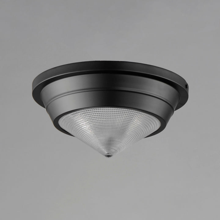 Maxim - 10390PRBK - One Light Flush Mount - Hargreaves - Black
