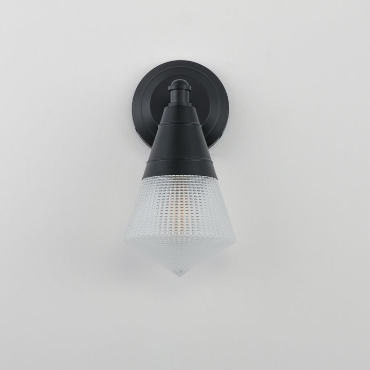 Maxim - 10391PRBK - One Light Wall Sconce - Hargreaves - Black