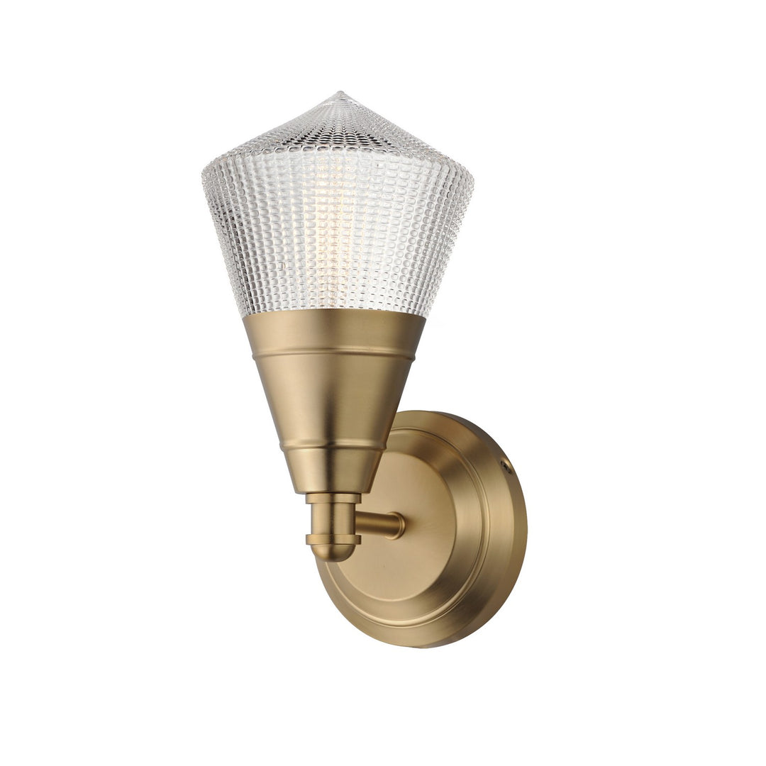 Maxim - 10391PRNAB - One Light Wall Sconce - Hargreaves - Natural Aged Brass