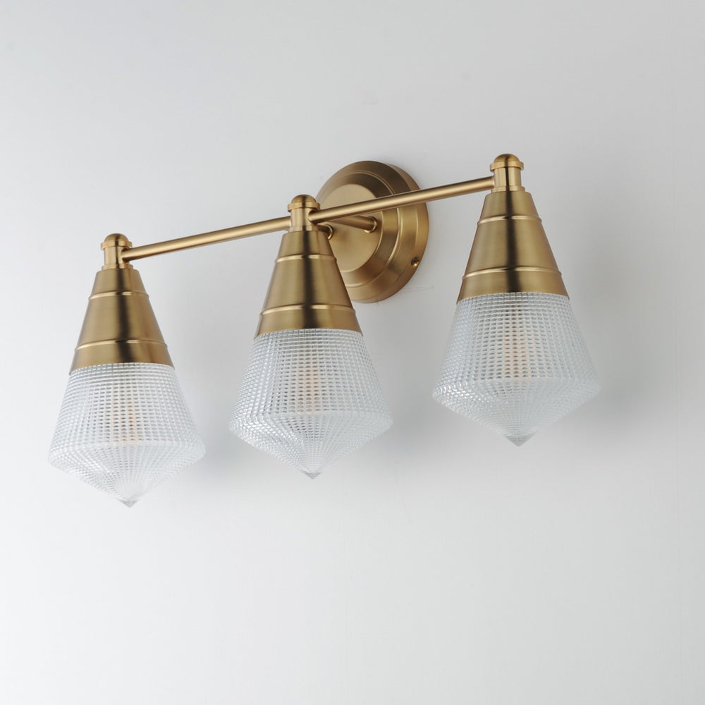 Maxim - 10393PRNAB - Three Light Bath Vanity - Hargreaves - Natural Aged Brass