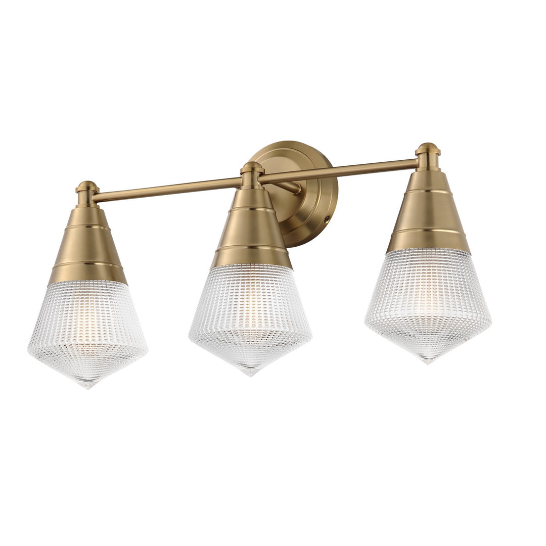 Maxim - 10393PRNAB - Three Light Bath Vanity - Hargreaves - Natural Aged Brass