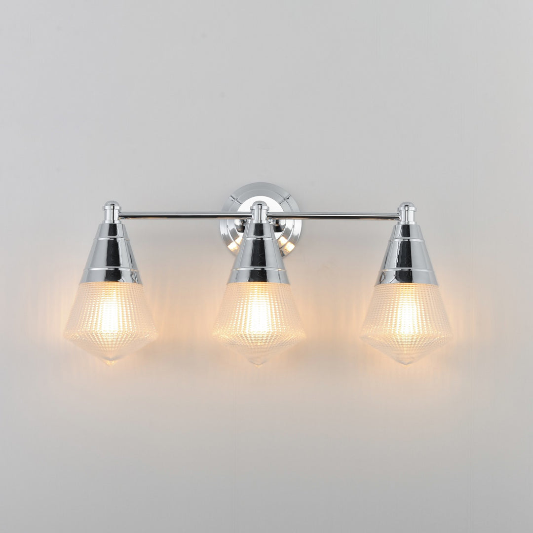 Maxim - 10393PRPC - Three Light Bath Vanity - Hargreaves - Polished Chrome