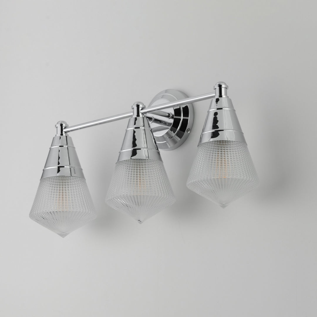 Maxim - 10393PRPC - Three Light Bath Vanity - Hargreaves - Polished Chrome