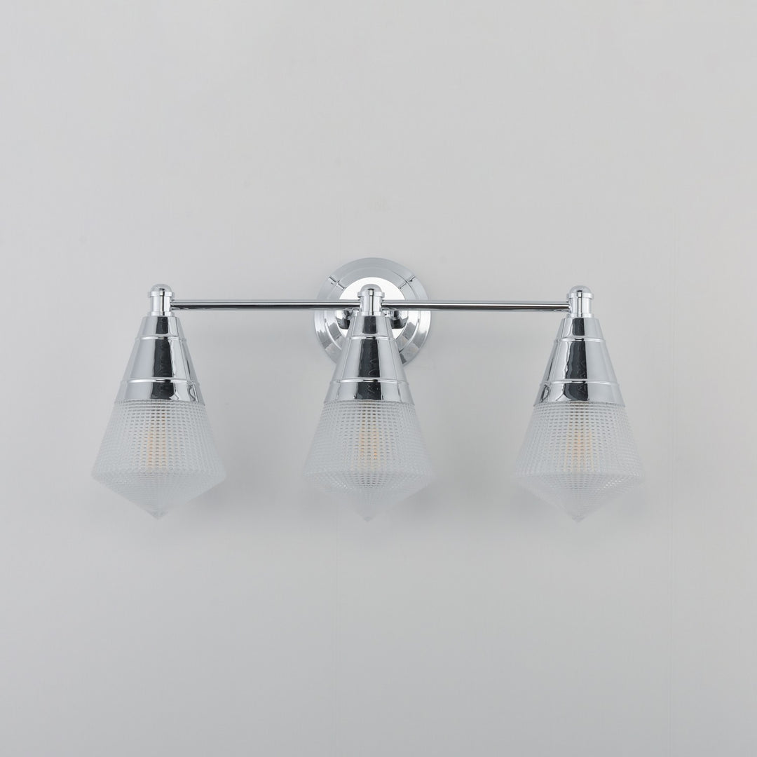 Maxim - 10393PRPC - Three Light Bath Vanity - Hargreaves - Polished Chrome