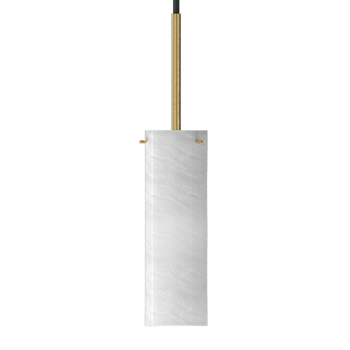 Maxim - 10511MRNAB - One Light Pendant - Blizzard - Natural Aged Brass
