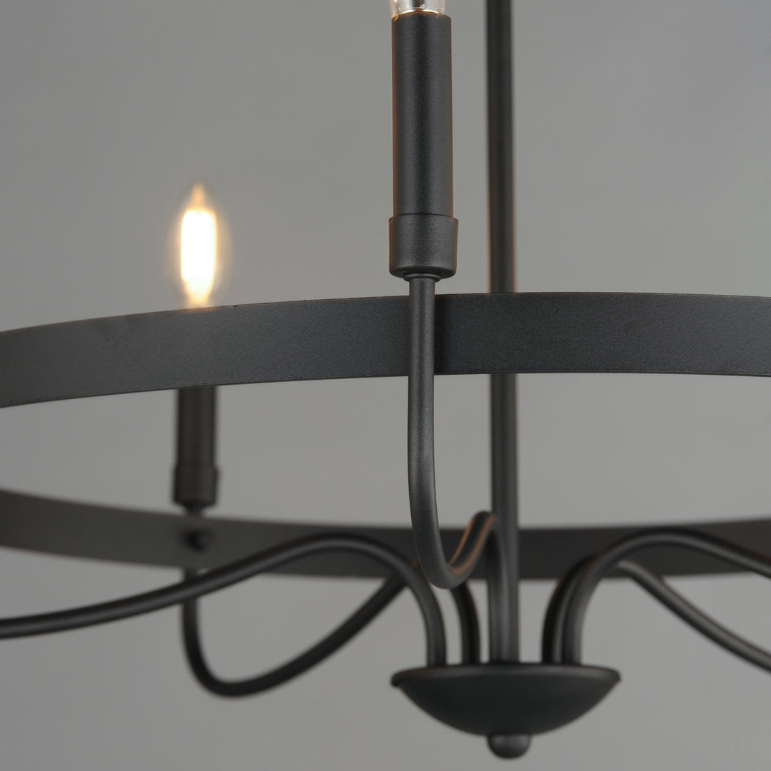 Maxim - 14495BK - Five Light Chandelier - Frankie - Black