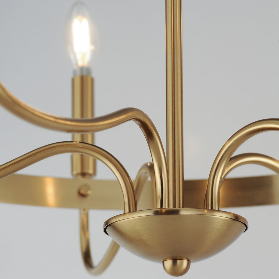 Maxim - 14495HR - Five Light Chandelier - Frankie - Heritage