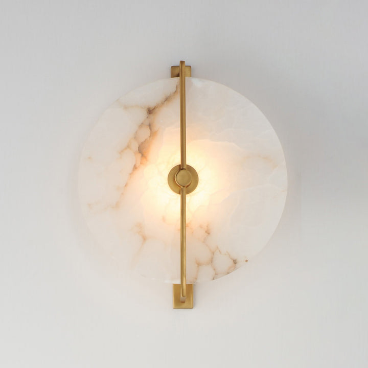 Maxim - 18200WANAB - LED Wall Sconce/Flush Mount - Quarry - Natural Aged Brass