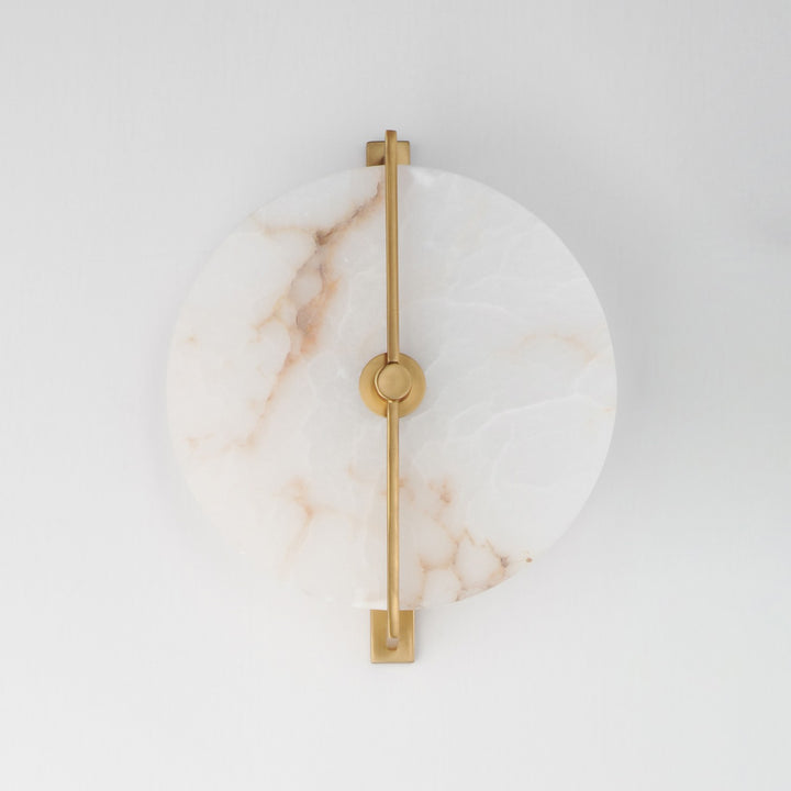 Maxim - 18200WANAB - LED Wall Sconce/Flush Mount - Quarry - Natural Aged Brass