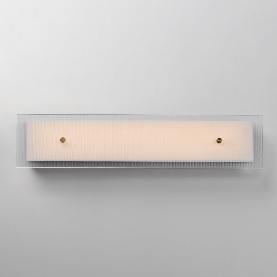 Maxim - 21193CRBKNAB - LED Wall Sconce - Spectre - Black / Natural Aged Brass