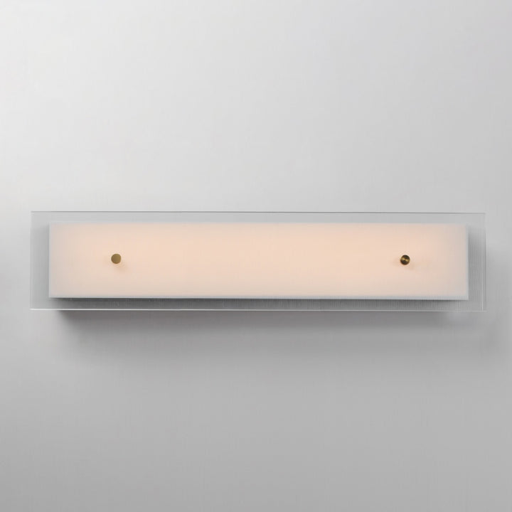 Maxim - 21193CRBKNAB - LED Wall Sconce - Spectre - Black / Natural Aged Brass