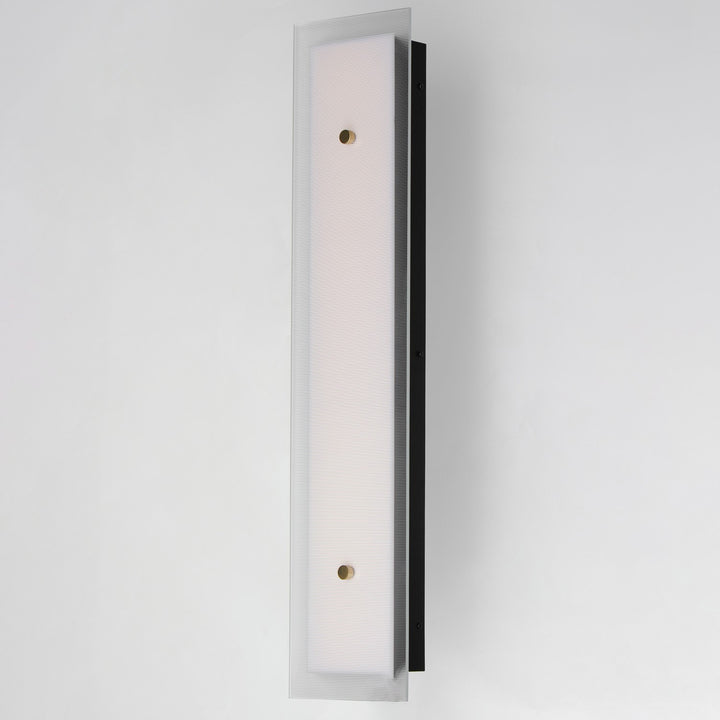 Maxim - 21193CRBKNAB - LED Wall Sconce - Spectre - Black / Natural Aged Brass