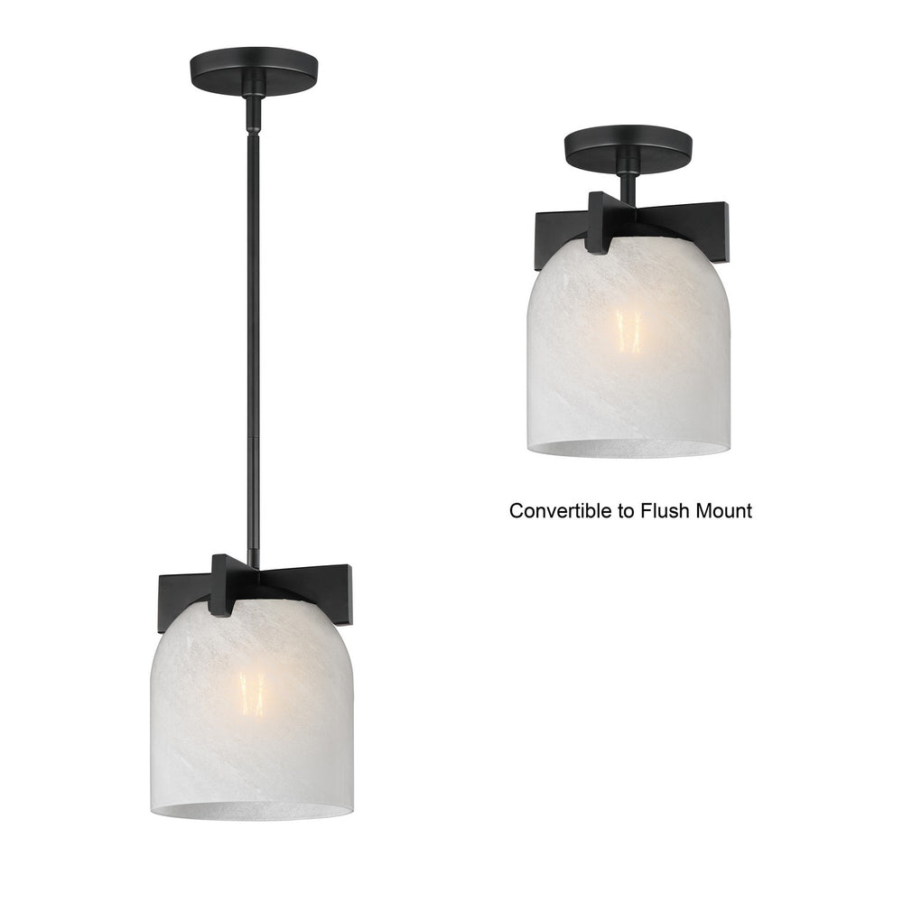 Maxim - 21230MRBK - One Light Pendant - Scoop - Black