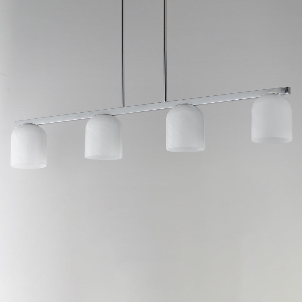 Maxim - 21236MRPC - Four Light Linear Pendant - Scoop - Polished Chrome