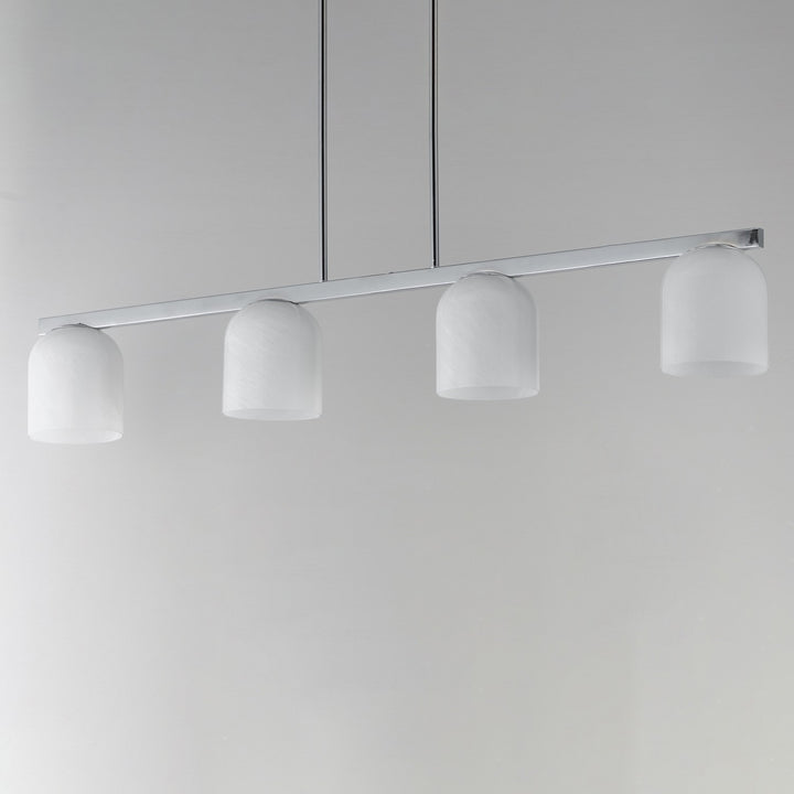 Maxim - 21236MRPC - Four Light Linear Pendant - Scoop - Polished Chrome