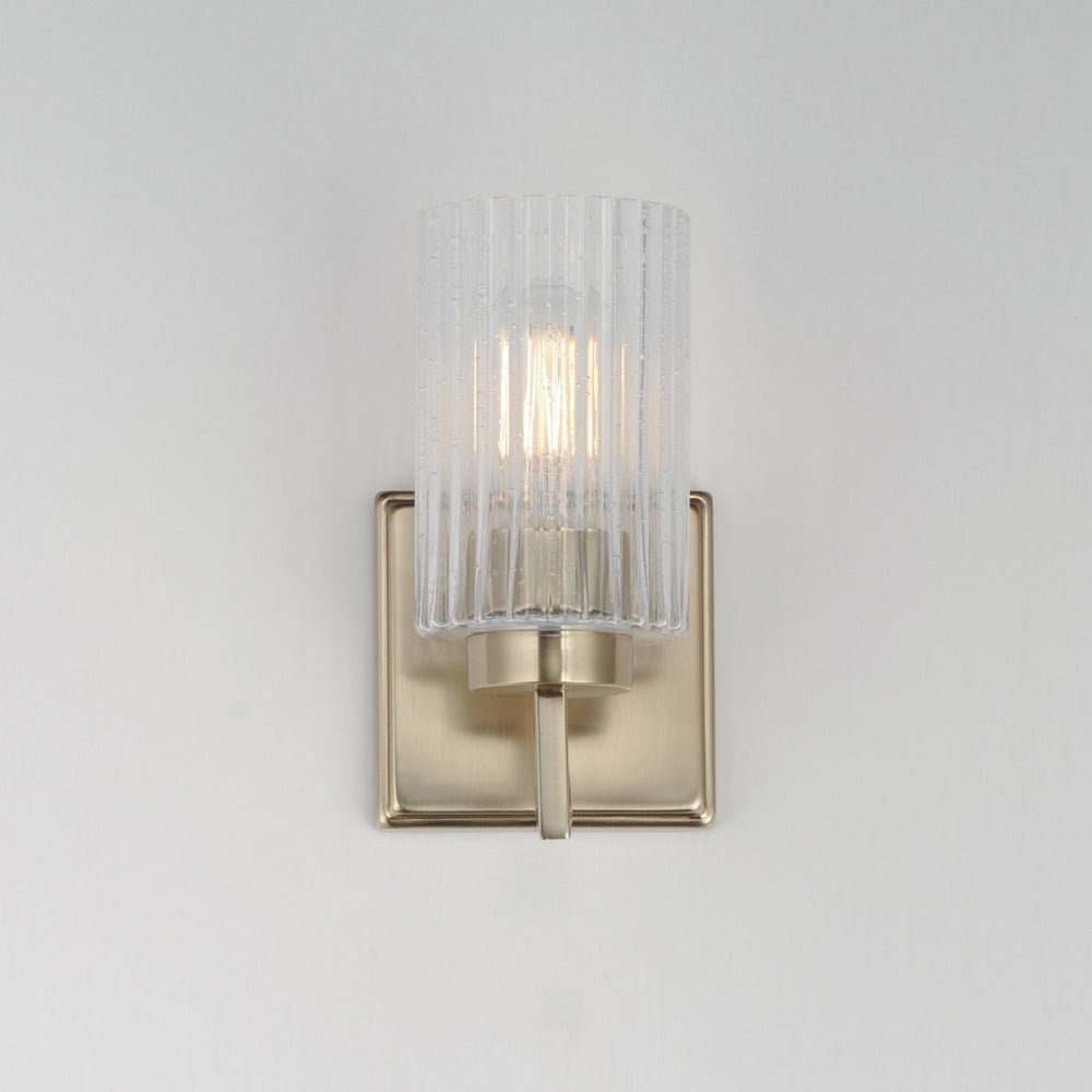 Maxim - 21371CRSCH - One Light Wall Sconce - Rigata - Satin Champagne