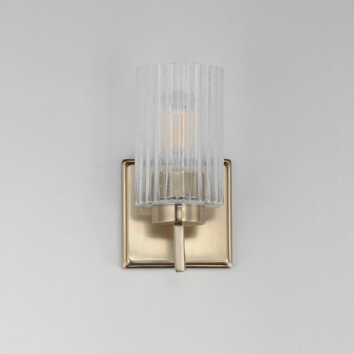 Maxim - 21371CRSCH - One Light Wall Sconce - Rigata - Satin Champagne