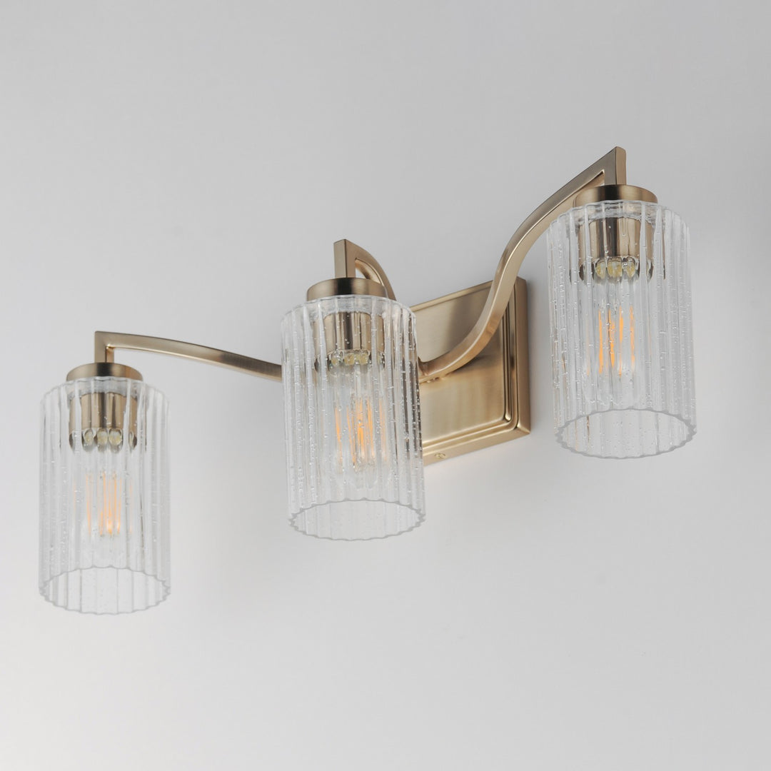 Maxim - 21373CRSCH - Three Light Bath Vanity - Rigata - Satin Champagne