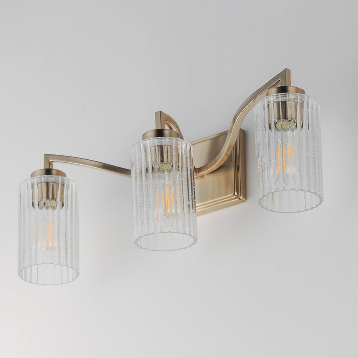 Maxim - 21373CRSCH - Three Light Bath Vanity - Rigata - Satin Champagne