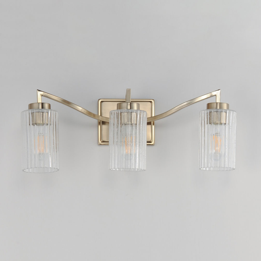 Maxim - 21373CRSCH - Three Light Bath Vanity - Rigata - Satin Champagne