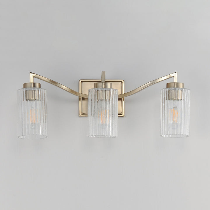 Maxim - 21373CRSCH - Three Light Bath Vanity - Rigata - Satin Champagne