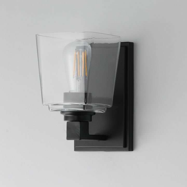Maxim - 21381CLBK - One Light Wall Sconce - Cubos - Black