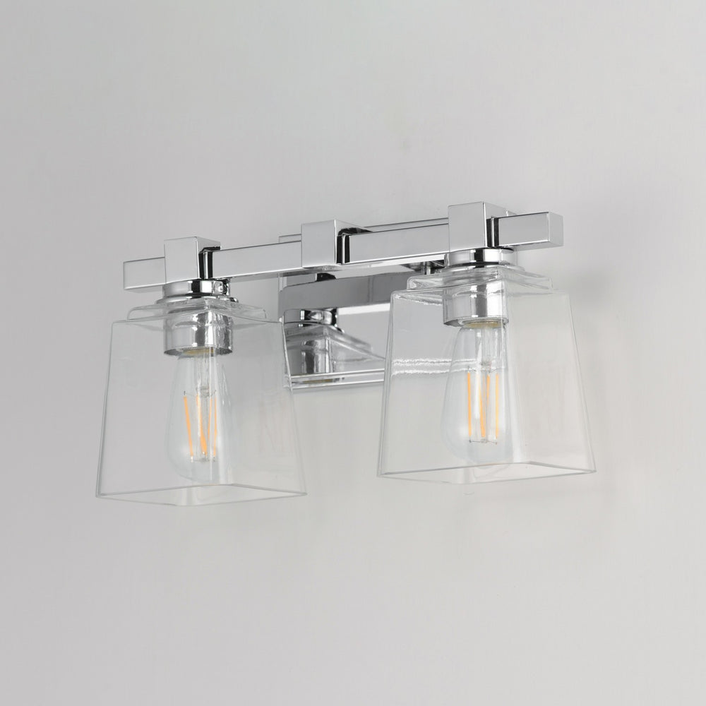 Maxim - 21382CLPC - Two Light Wall Sconce - Cubos - Polished Chrome