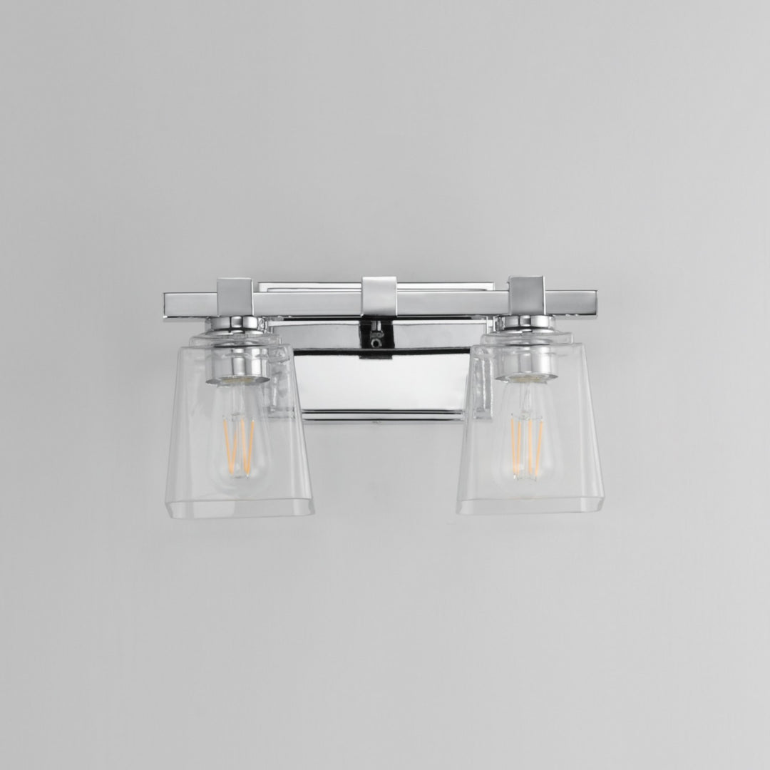 Maxim - 21382CLPC - Two Light Wall Sconce - Cubos - Polished Chrome
