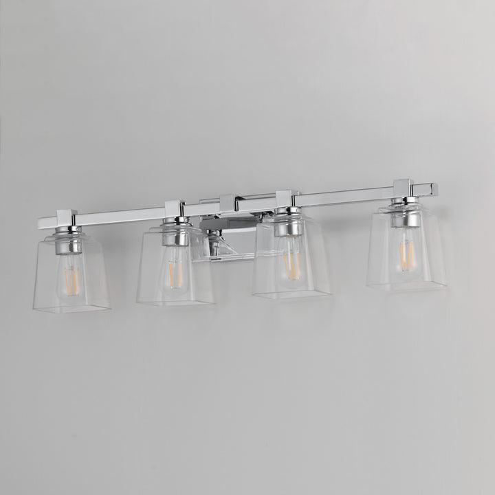 Maxim - 21384CLPC - Four Light Bath Vanity - Cubos - Polished Chrome