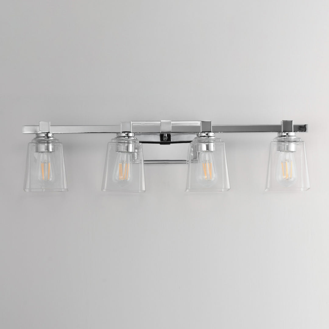 Maxim - 21384CLPC - Four Light Bath Vanity - Cubos - Polished Chrome