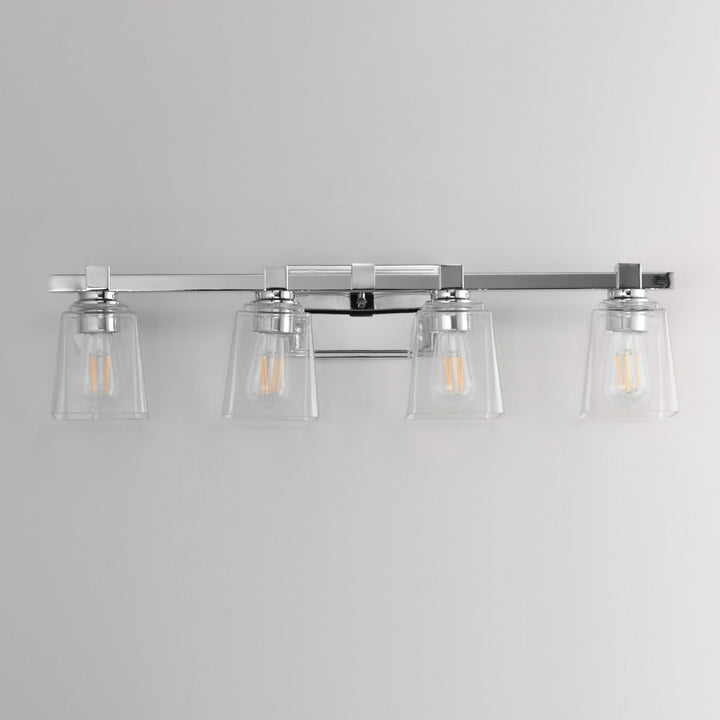 Maxim - 21384CLPC - Four Light Bath Vanity - Cubos - Polished Chrome