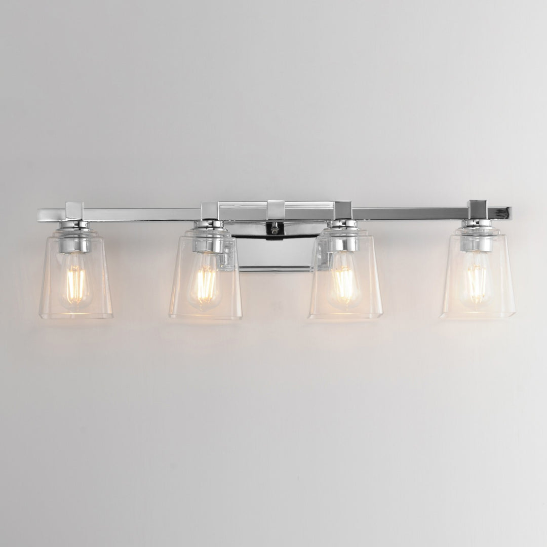Maxim - 21384CLPC - Four Light Bath Vanity - Cubos - Polished Chrome