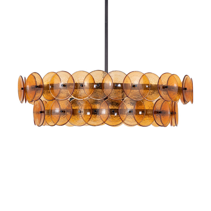 Maxim - 21823AMGM - Four Light Chandelier - Loren - Gunmetal