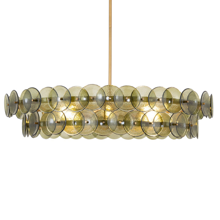 Maxim - 21824GNWBR - Six Light Chandelier - Loren - Weathered Brass