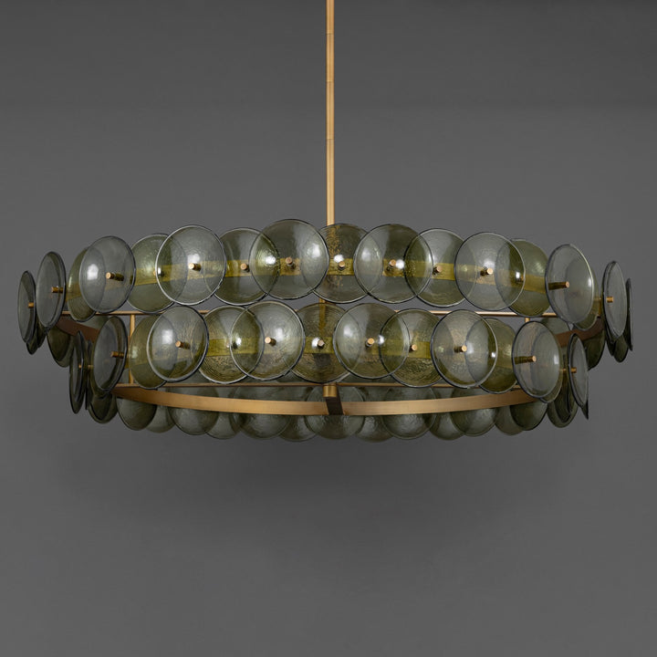 Maxim - 21824GNWBR - Six Light Chandelier - Loren - Weathered Brass