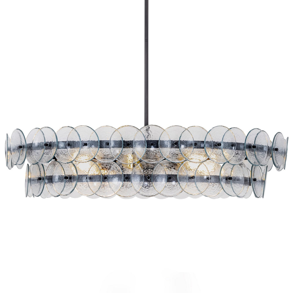 Maxim - 21824TCGM - Six Light Chandelier - Loren - Gunmetal