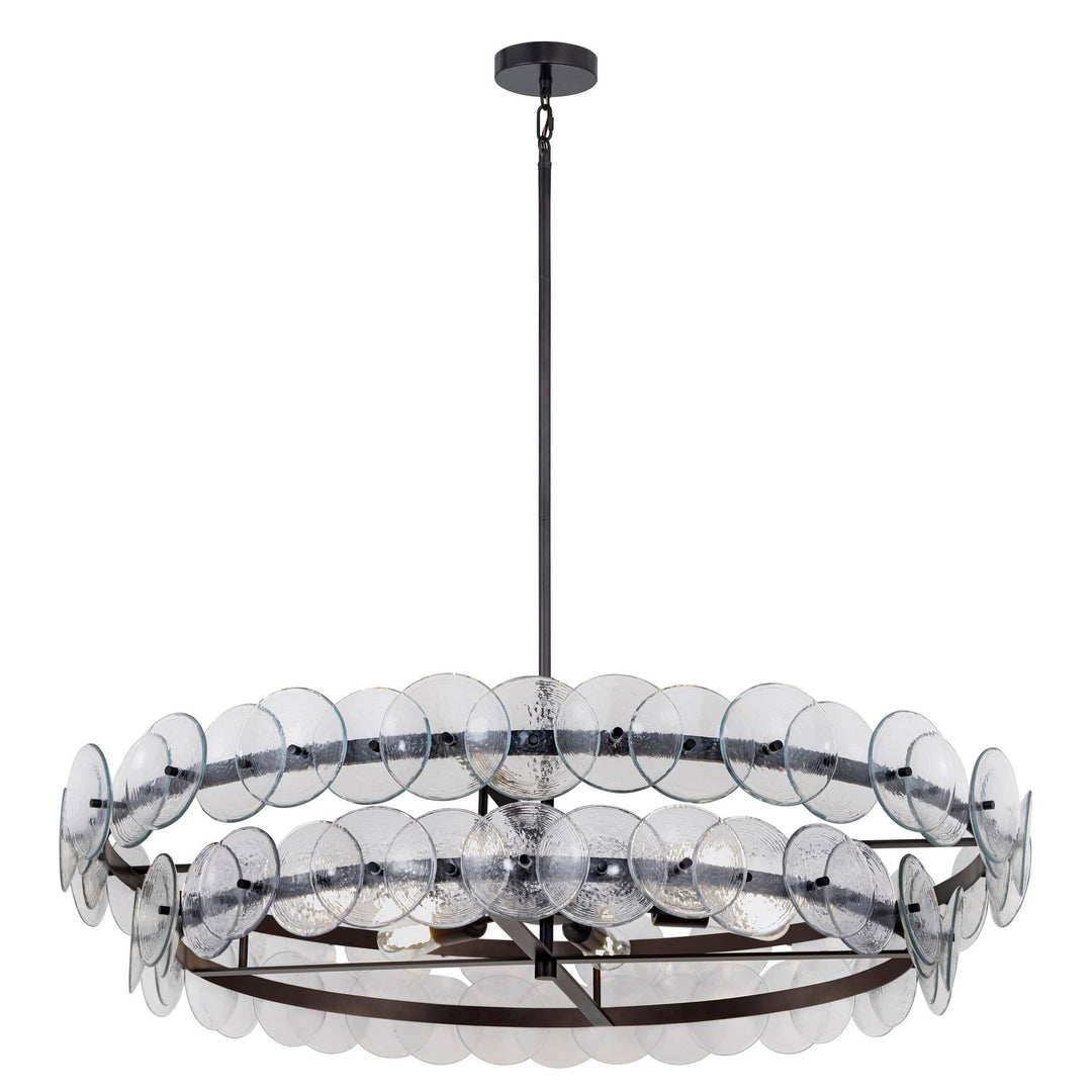Maxim - 21824TCGM - Six Light Chandelier - Loren - Gunmetal