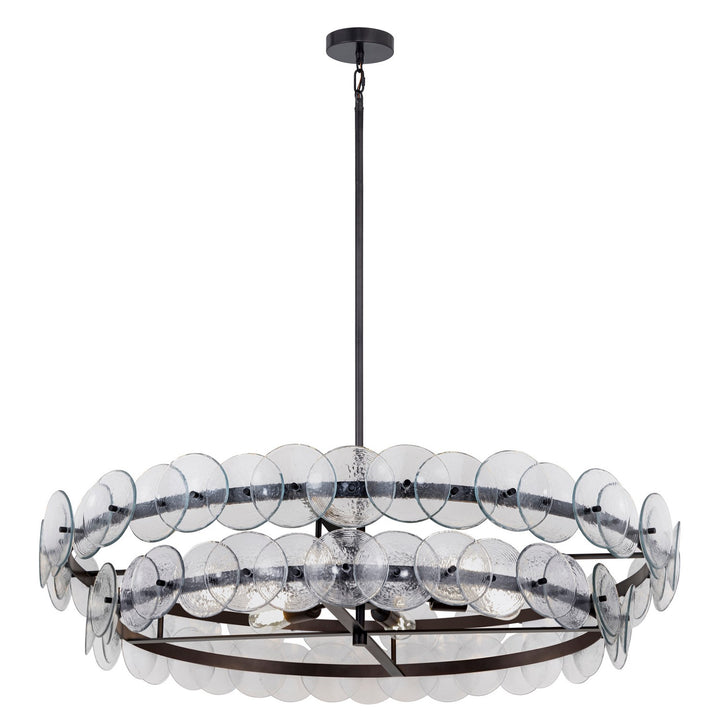 Maxim - 21824TCGM - Six Light Chandelier - Loren - Gunmetal