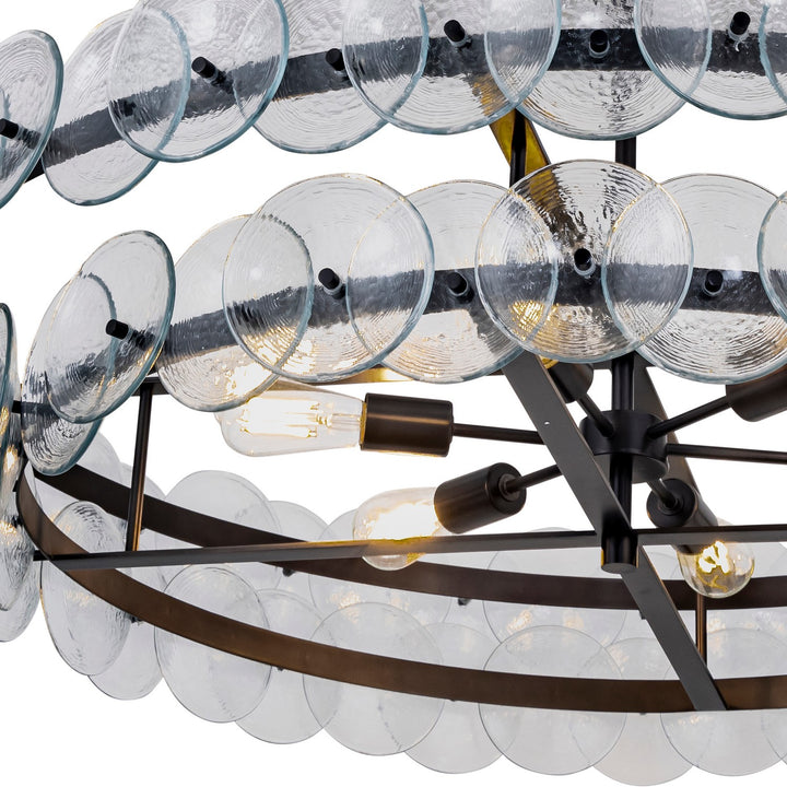 Maxim - 21824TCGM - Six Light Chandelier - Loren - Gunmetal