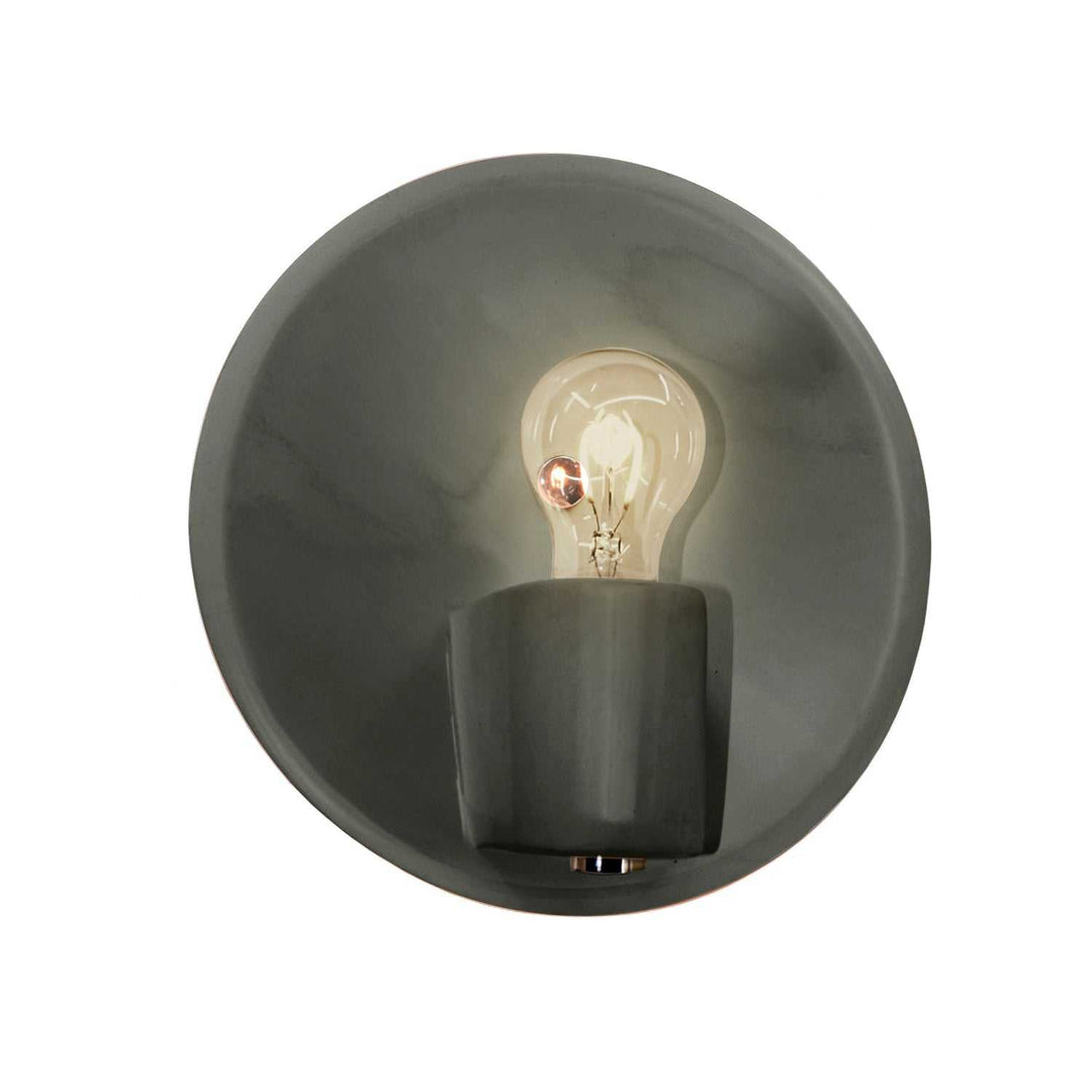 Ambiance One Light Wall Sconce in Pewter Green Justice Designs