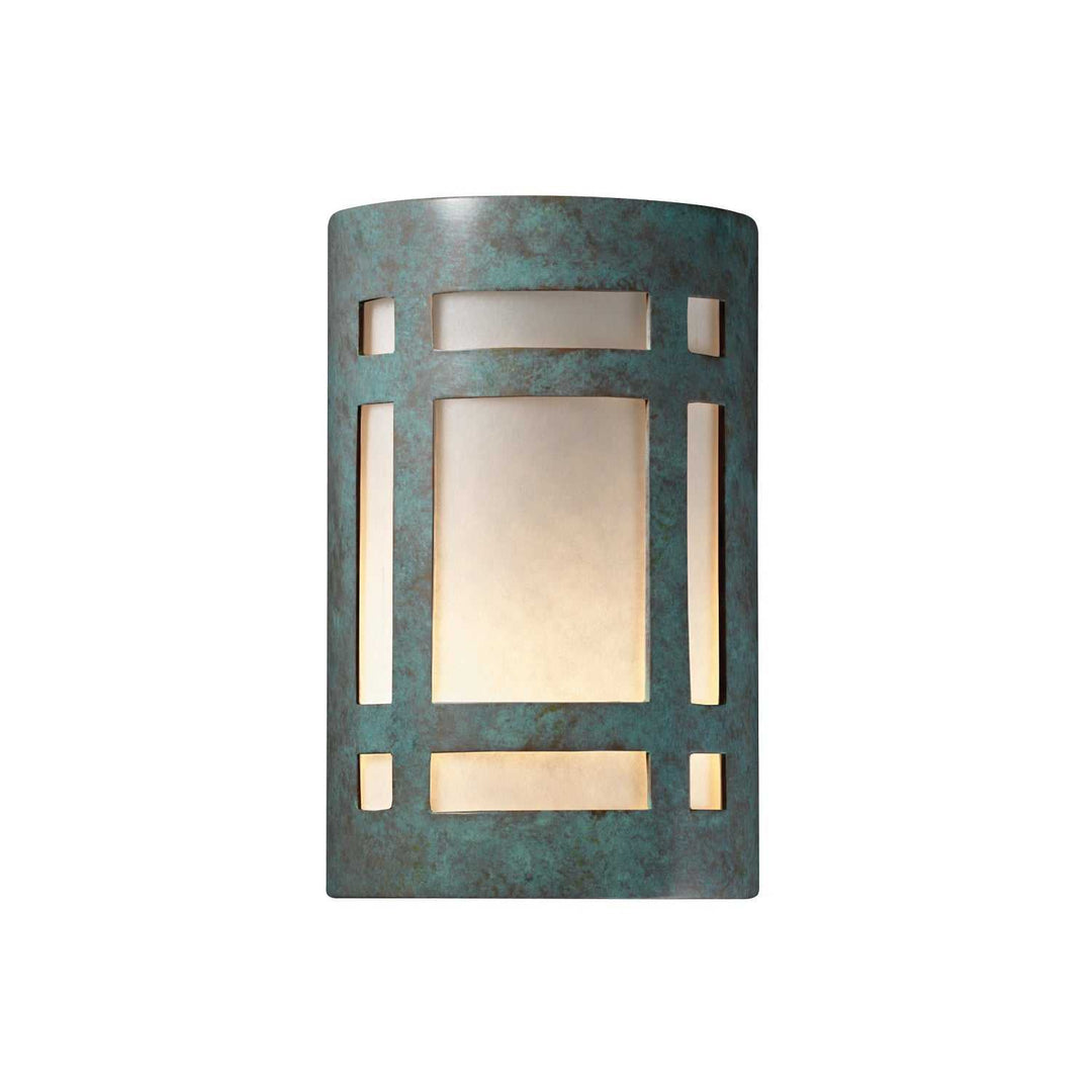 Ambiance Lantern in Verde Patina Justice Designs