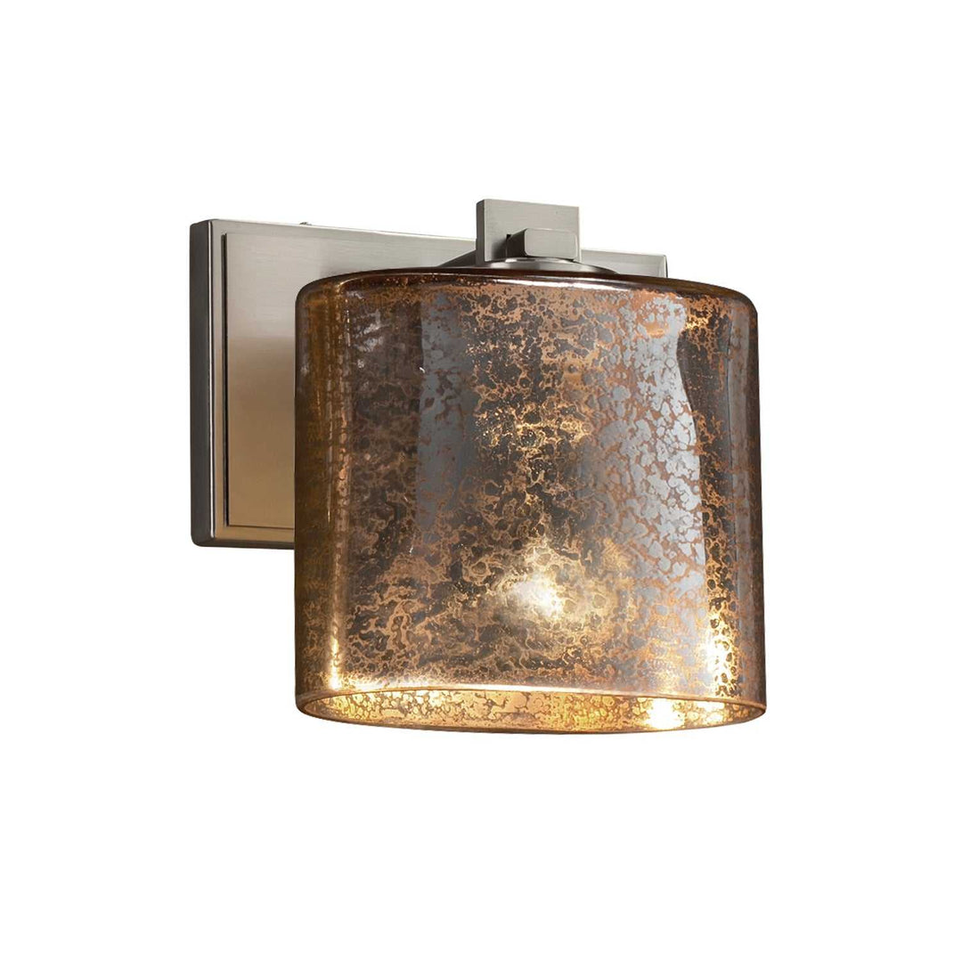 Fusion One Light Wall Sconce in Brushed Nickel Justice Designs