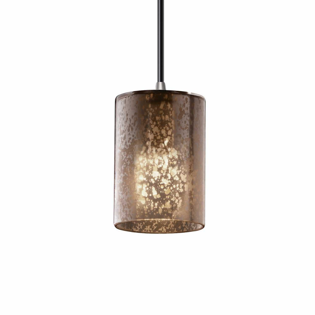 Fusion One Light Pendant in Brushed Nickel Justice Designs