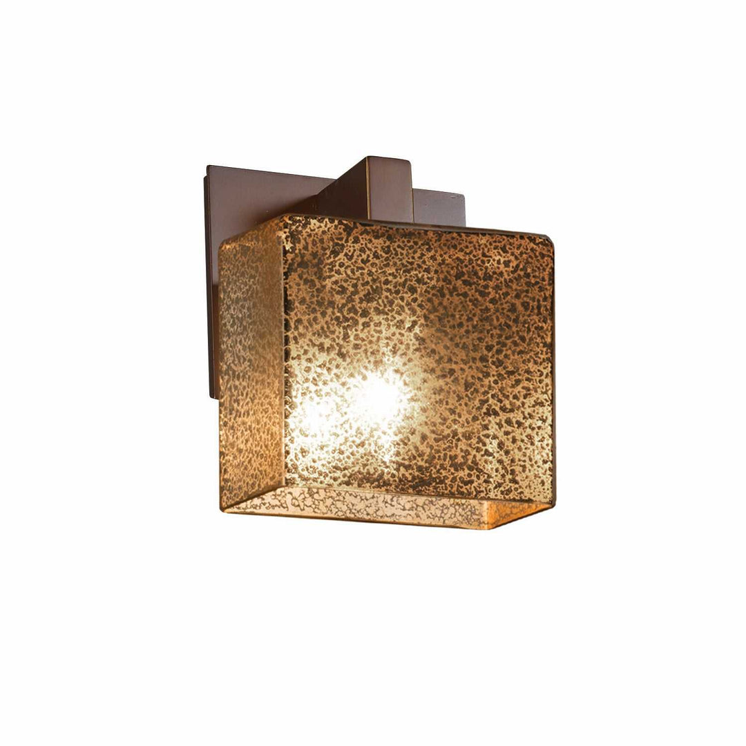 Fusion One Light Bracket in Dark Bronze Justice Designs