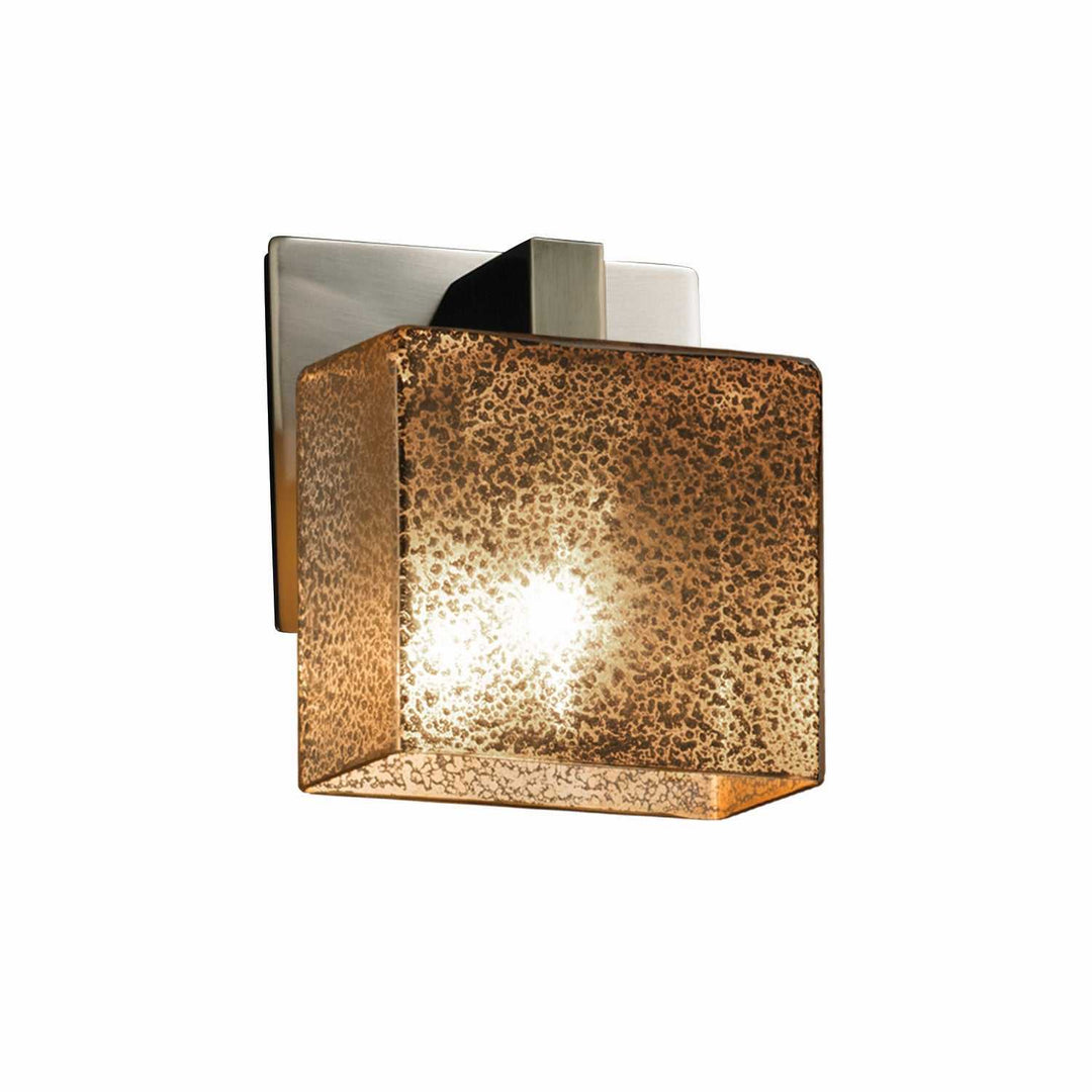 Fusion One Light Bracket in Brushed Nickel Justice Designs