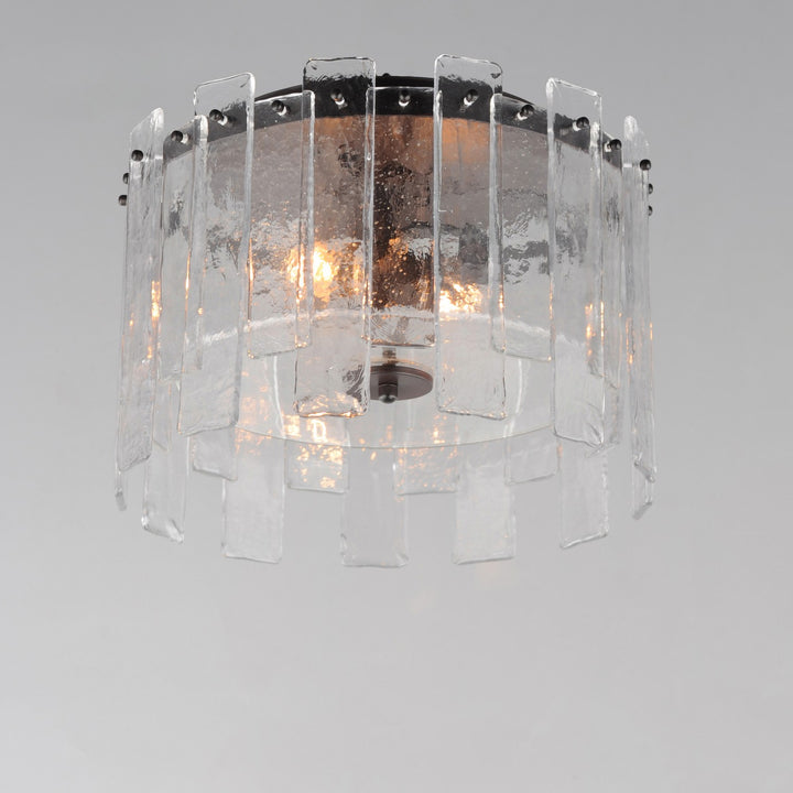 Maxim - 21832AGDBZ - Two Light Flush Mount - Warren - Dark Bronze