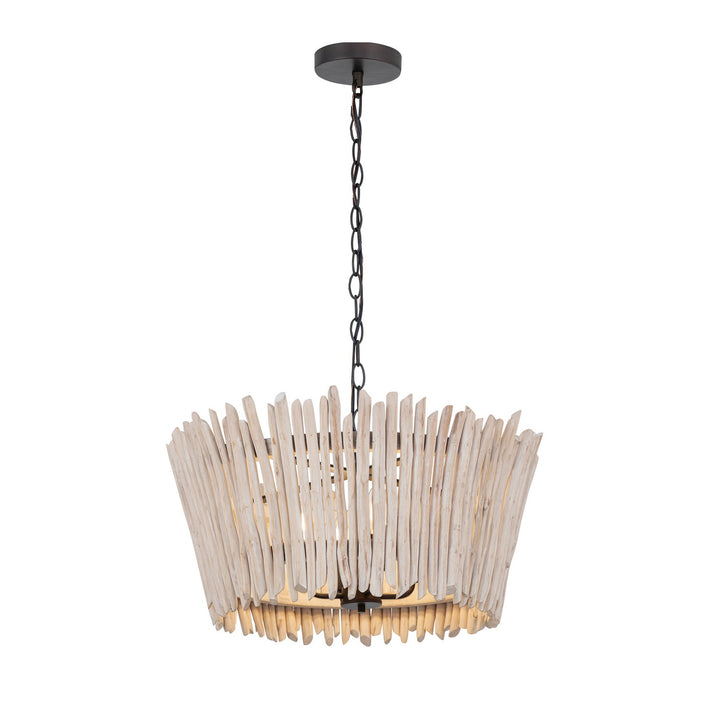 Maxim - 22424WWTBZ - Four Light Chandelier - Baywood - Textured Bronze